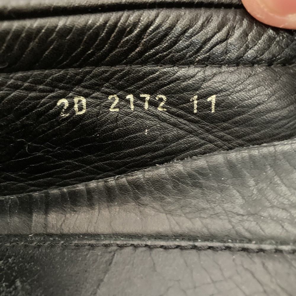 Prada Black Pebbled Leather Metal Horse Bit Buckle Driving Loafers Shoes Mens 11 - Picture 14 of 14